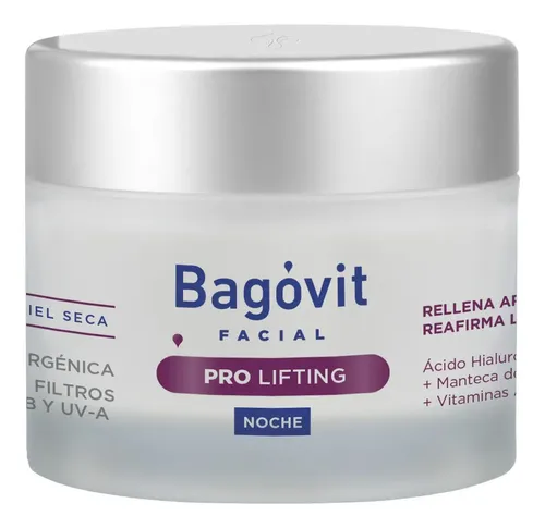 Bagovit Pro Lifting Crema Noche Piel Seca Anti Arrugas 55g