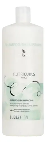 Shampoo Wella Rulos Nutricurls X1000 Nutricion Liviano Rizos