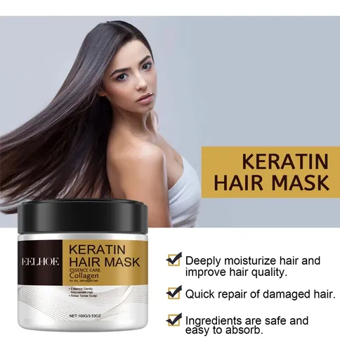 Máscara Capilar Eelhoe Keratina Y Colágeno 100g