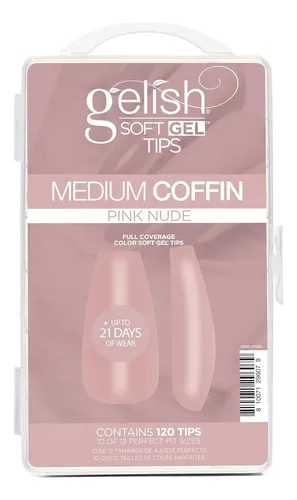Uñas Postizas Gelish Nude Soft Gel 120