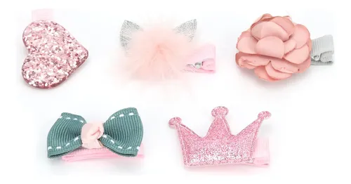 Juego De Pinzas Para El Pelo De Mascotas Con Forma De Corona