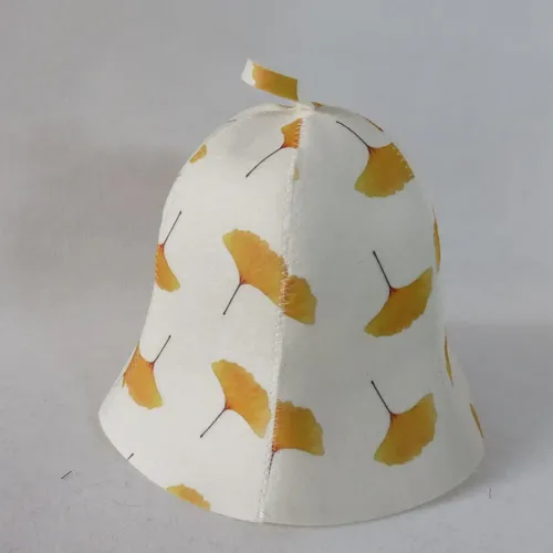 Gorro De Sauna Banya, Gorro De Baño Portátil Gingko