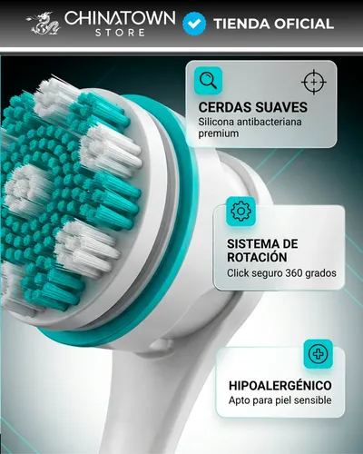 Cepillo Corporal Eléctrico Exfoliante Masajeador Spa