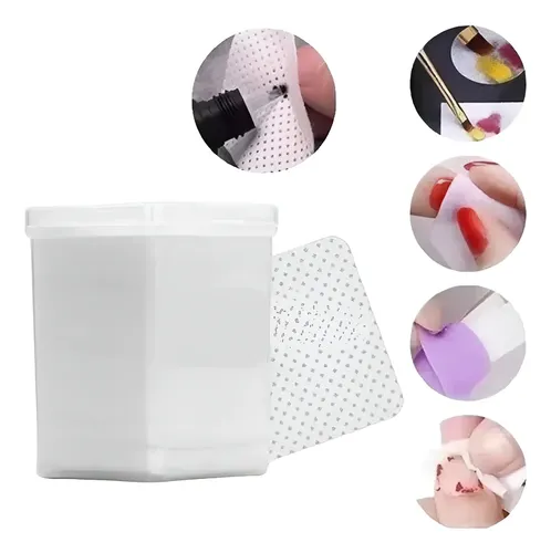 Wipes X200 Pcs Removedor Pegamento Pestañas Y Uñas Manicuria