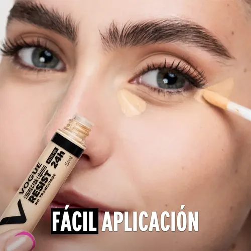 Corrector de ojos Líquido Vogue Resist Tono Arena