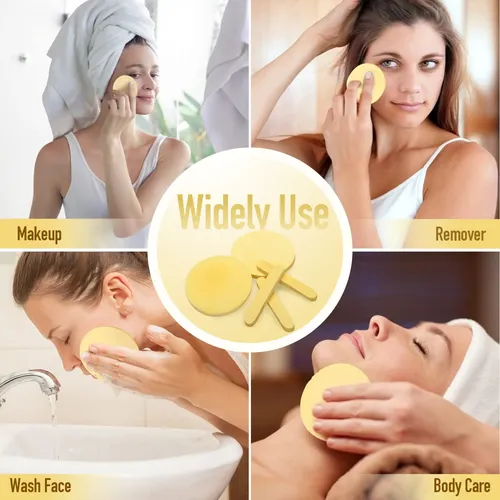 Esponjas Faciales Luxiv 360+1 Unidades Comprimidas Con Estuc
