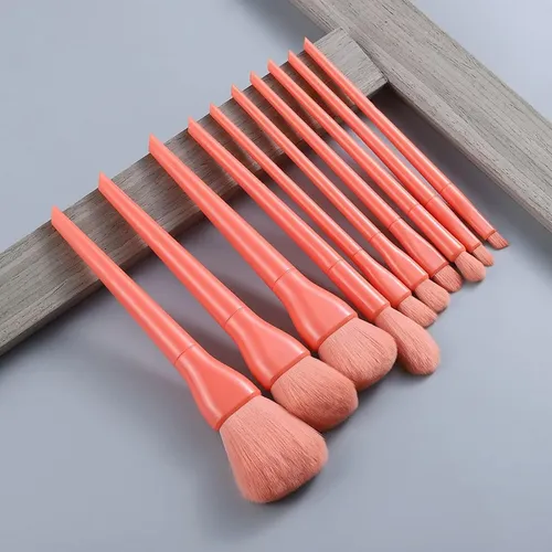Set De Brochas De Maquillaje Candy, Base Facial, Sombra De O