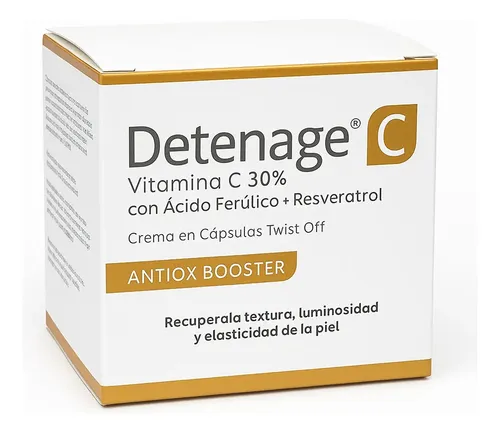 Detenage C Crema En Cápsulas Vitamina C 30% X30u. Todo Tipo De Piel Día/noche