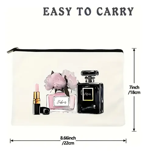 Estuche De Mano Multiusos Con Cremallera Para Viajes, Cosmét Style 1