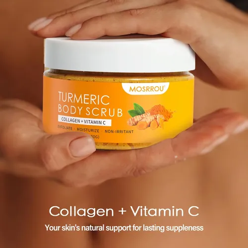 Exfoliante Corporal Mosrrou Turmeric Con Vitamina C, Colágen