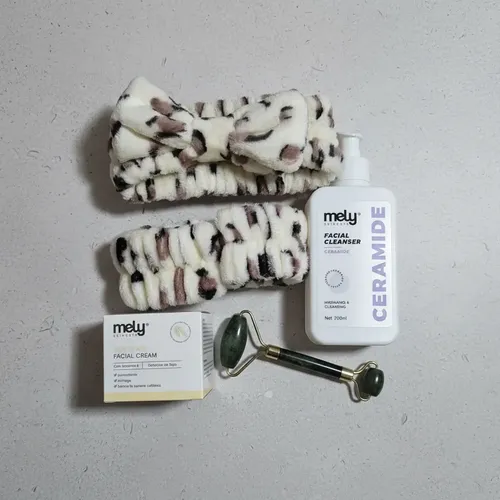 Set Skincare Rutina Facial Limpieza Vincha Moño Regalo Mujer