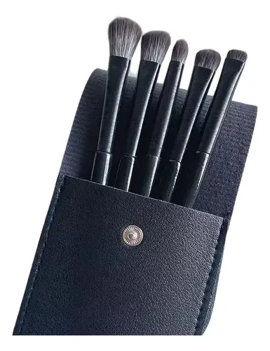 Set De 5 Brochas Pequeñas De Cerdas Suaves Para Sombras Y