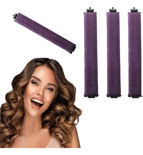 8pzs De Cabello Heatless Curls,rulos Para Cabello Marrón