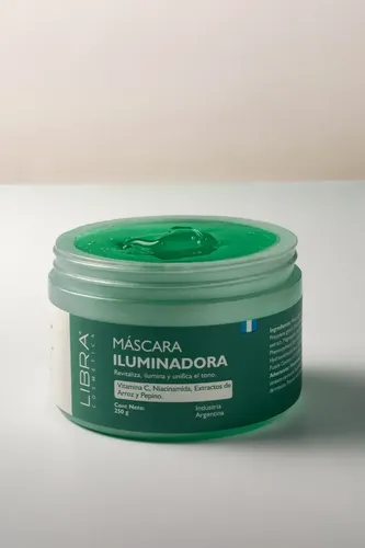 Mascarillas Faciales Libra 250g Pack X4 Hidratante Peeling Iluminadora Regeneradora