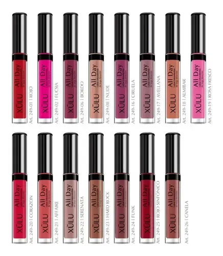 Labial Líquido Intransferible All Day Larga Duración Z249 Acabado Mate Color 21 – Affaire
