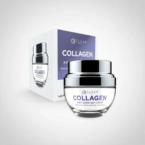 Crema Hidratante Clear Beauty Con Colágeno Coreano, 50 Ml, P