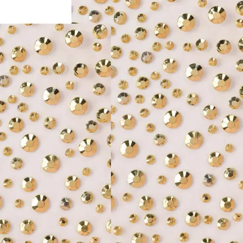 Autoadhesivos Strass Para Rostro Ojos Y Cuerpo X2