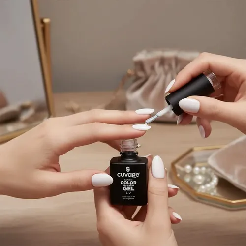Esmalte De Uñas Semipermanente X 1 Cuvage Gel Colores Cabina Color #001 – Pure White