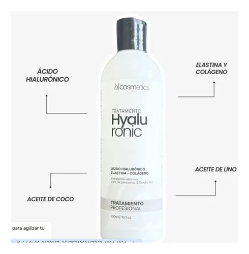 Tratamiento Capilar Acido Hialurónico 300 Ml