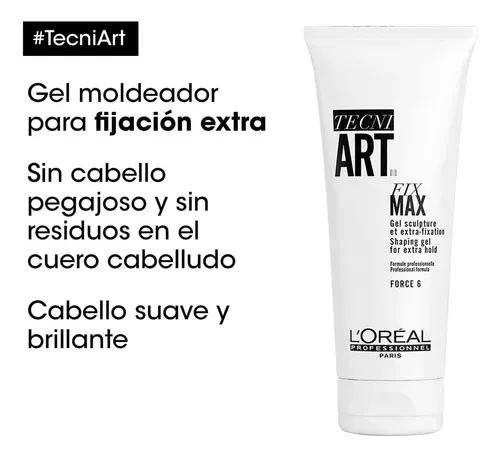 Tecniart Fix Max Gel De Máxima Fijación Para Cabello 200ml