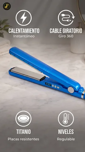 Plancha Alisadora Nano Titanium Digital 250°c Profesional