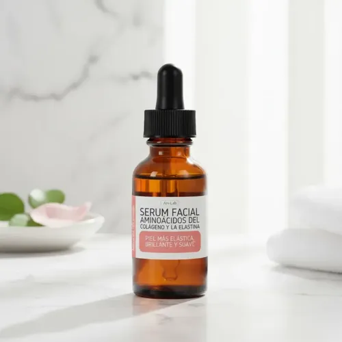 Serum Facial Colágeno Y Elastina 50ml, Antiage Reafirmante**