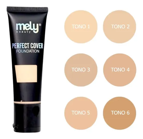Base Liquida Mely Ultra Covertura Soft Cream