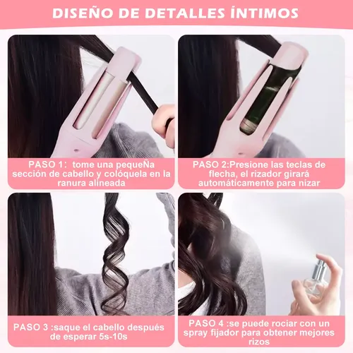 Rizador Automático 32mm Cerámica Para Cabello Rizado Y /f.