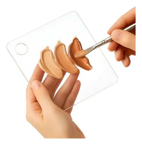 Paleta Acrílica Profesional Mila Para Mezclas De Maquillaje