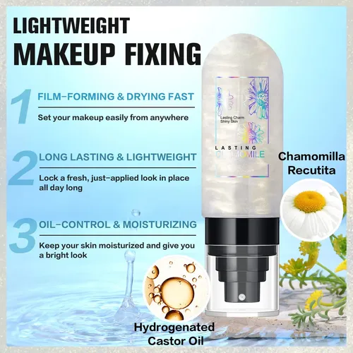 Spray Fijador Iluminador Shimmer Glow 3.15 Oz