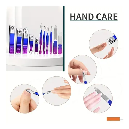 Set De Manicura Pedicura Pies Manos Corta Uñas 30 Piezas