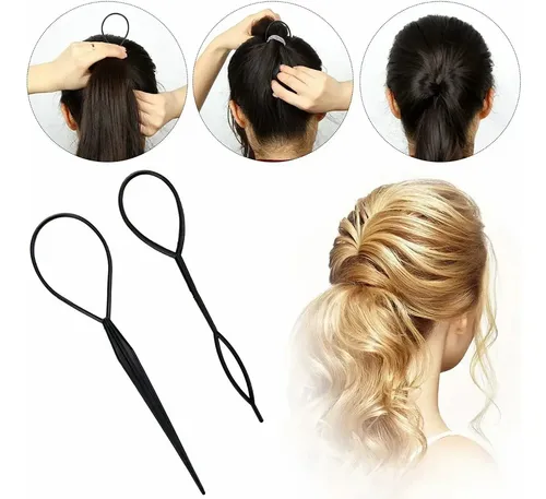 21 Pcs Kit Y Chongo Mágico Dona Espuma Con Broche Cabello