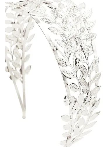 Diadema De Aleación Con Diseño De Hoja Para Mujer