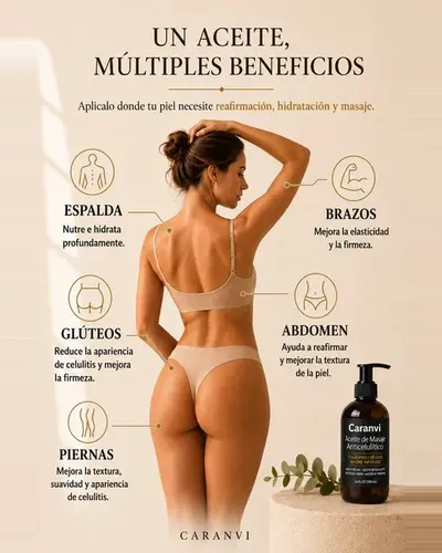 Aceite De Masaje Reafirmante Anticelulitis (oferta) X2