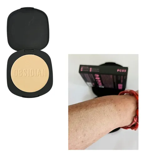 Polvo Compacto Rostro Obsidian Ruby Rose Efecto Filtro