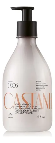 Crema Corporal Natura Ekos Castaña 400ml Nutrición Profunda
