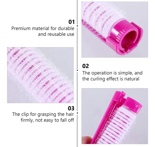 20pcs Rulos De Cabello Para Rizar, Herramientas De Estilo Es