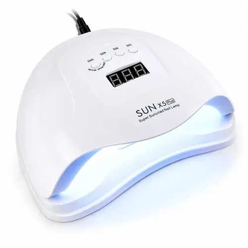 Cabina Uv Led Uñas Sun X5 Plus 120w | 36 Leds Sensor Infrarrojo | Timer 4 Tiempos 10-30-60-99s | Gel Semipermanente Polygel Pantalla Lcd