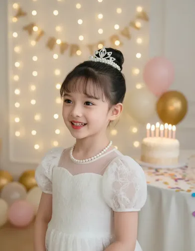 Accesorios De Diadema Crown Para Niñas Pequeñas Ps131 Blanco