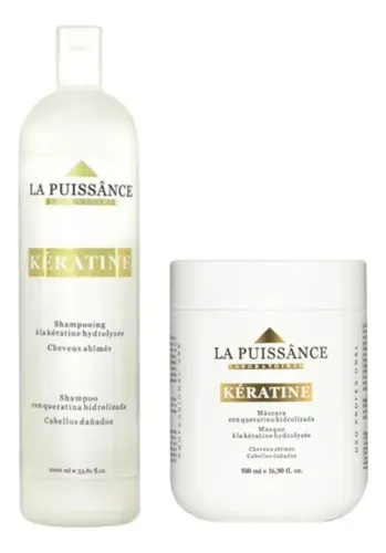 La Puissance Keratina Shampoo + Máscara Kit Grande