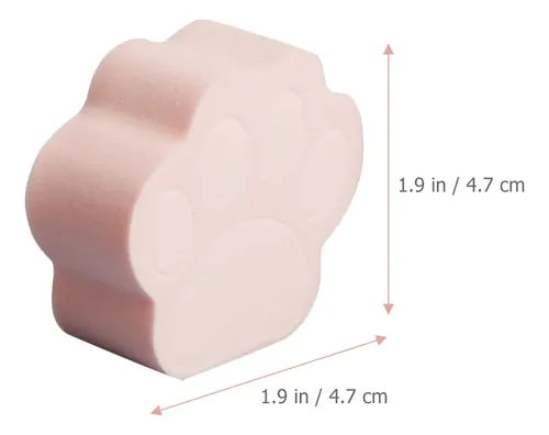 Esponja De Belleza En Polvo Con Forma De Garra De Gato, 16 U