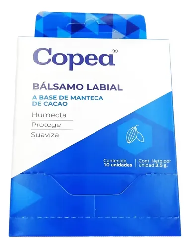 Bálsamo Labial A Base De Manteca De Cacao Copea X 10 U