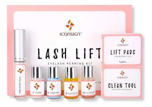 Kit Para Permanente De Pestañas Lifting Completo Iconsign