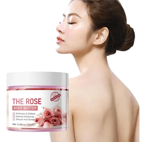 Manteca Corporal De Rosas Para Piel Seca, Aceite De Rosa Na