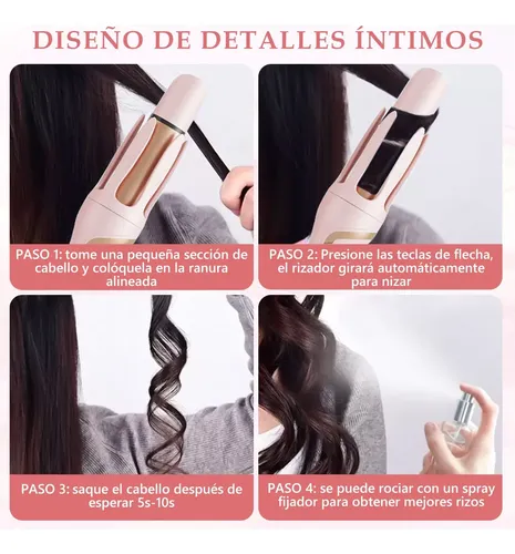 /-/-rizador Automático 32mm Para Cabello Liso Y Rizado