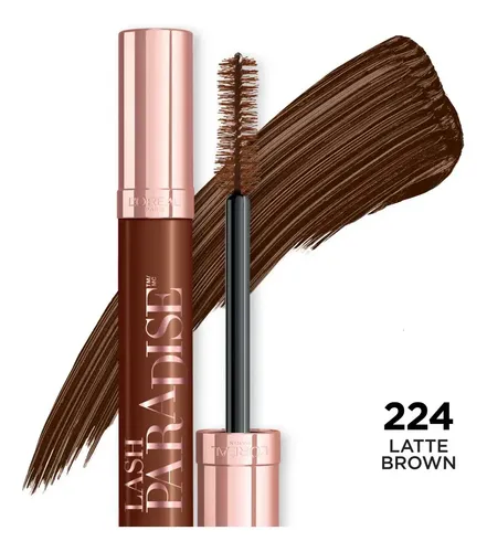 Máscara L’oréal Voluminous Lash Paradise 224 Latte Brown