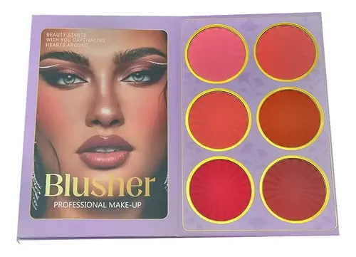 Paleta De 82 Sombras Rubor Glitter Ojos Beauty Book Libro