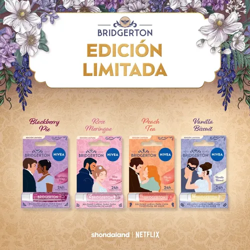 Nivea Bálsamo Labial Blackberry Pie Edición Bridgerton Todo Tipo De Piel Día/noche