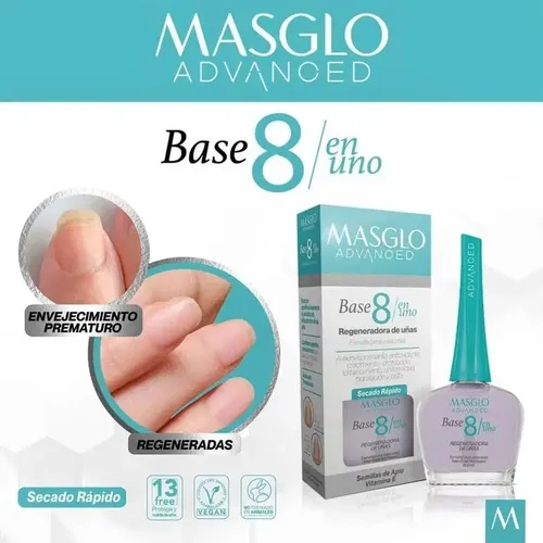 Base Masglo Clinical Total Care Base Recuperadora De Uñas Color Total Care Rosado