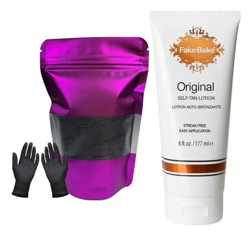 Fake Bake Original Loción Autobronceadora Con 12 Aplicacione